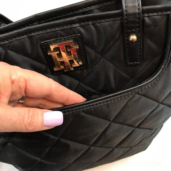 Tommy Hilfiger Quilted nylon Tote bag with pouch - Picture 5 of 12